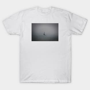 Bird in the mist / Swiss Artwork Photography T-Shirt